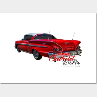 1958 Chevrolet Impala Sport Coupe Posters and Art